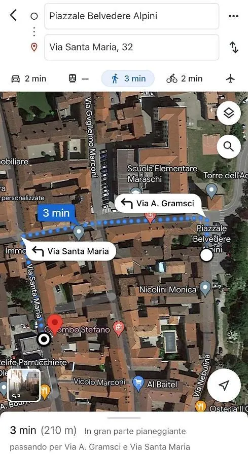 Апартаменты Appartamento La Corte Оледжо Италия